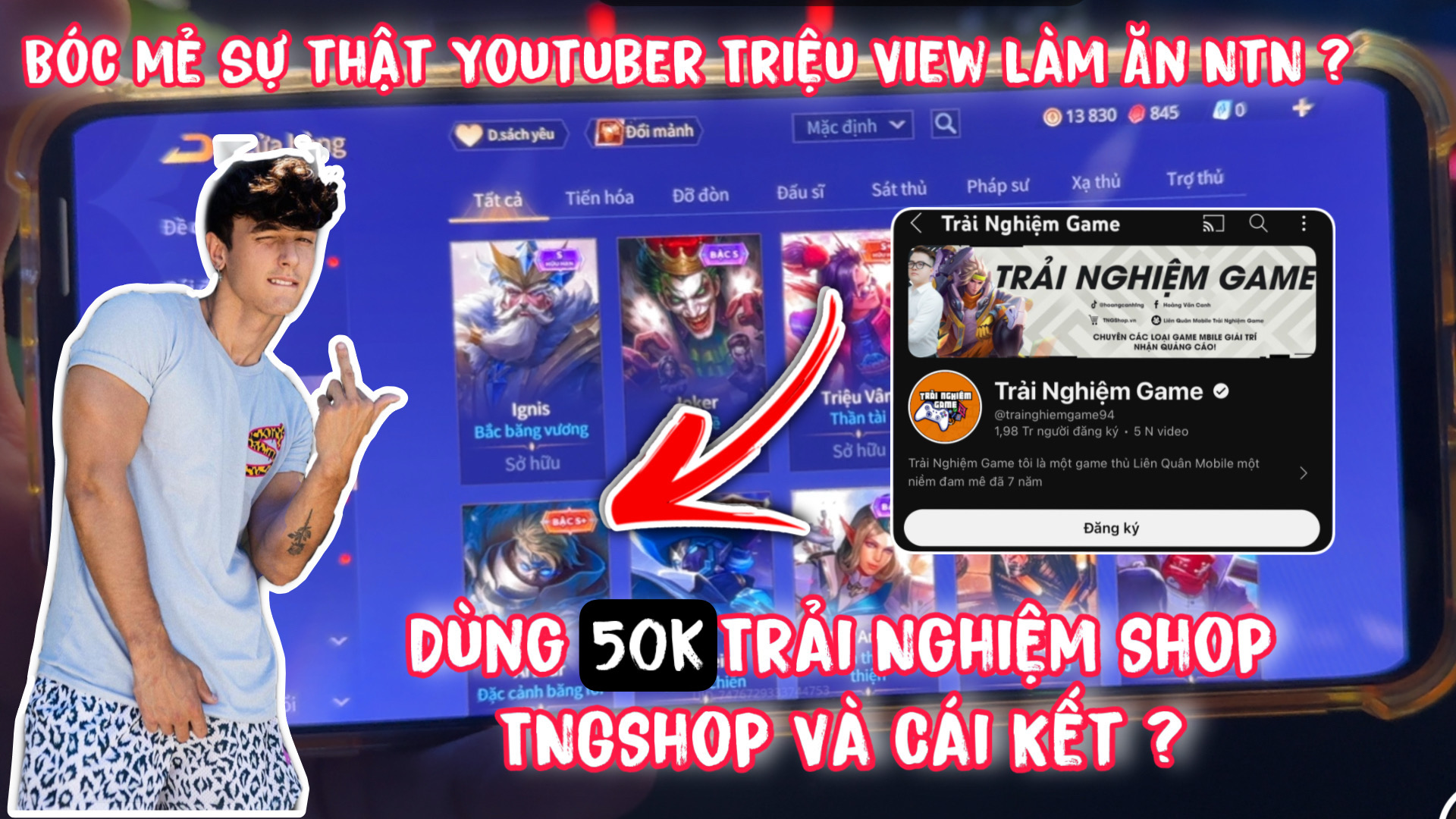 Mua Acc Liên Quân 50K Shop Trải Nghiệm Game Có Đáng Để Trải Nghiệm ? Mua Acc Liên Quân Shop TNG Có Uy Tín Không ?