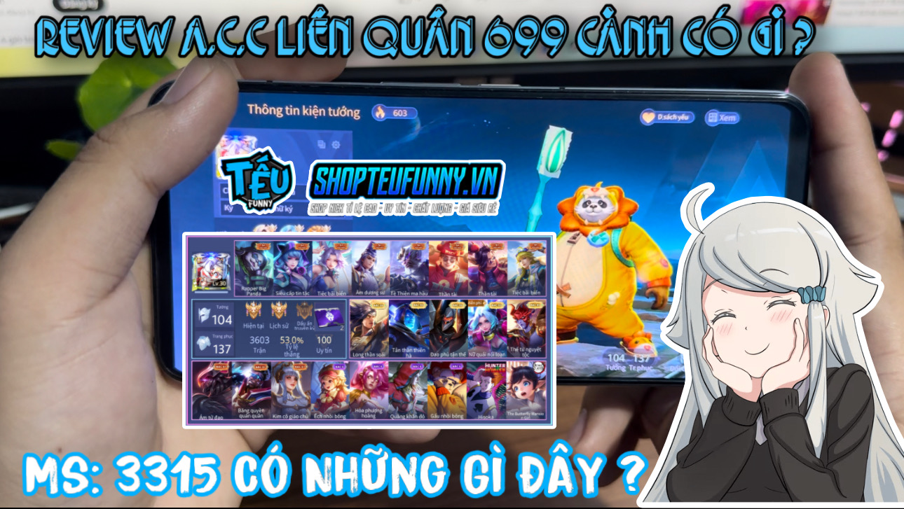 Review Acc Liên Quân Giá Dưới 699K Có Gì ? Shop Bán Acc Liên Quân Uy Tín ? Mua Acc Liên Quân Uy Tín Shop Nào ?